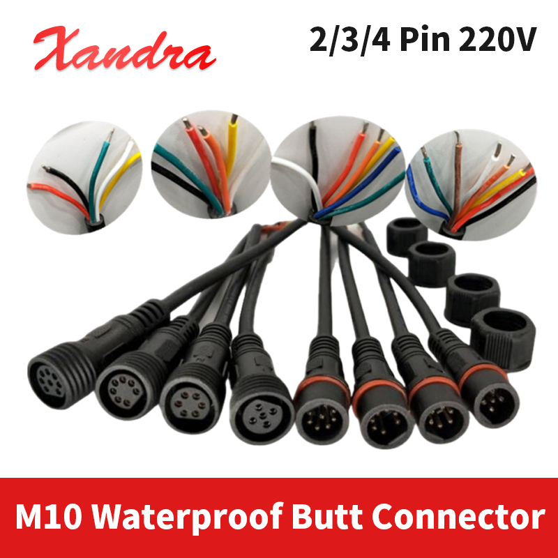 Outdoor Power Strip Weatherproof - موصل M10 مقاوم للماء 2 دبوس