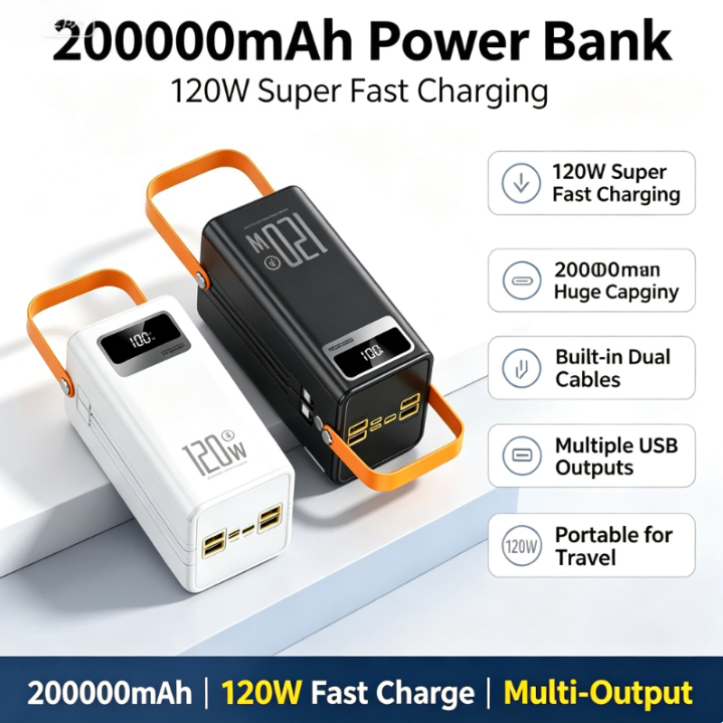 Outdoor Power Adapter Usb C - باور بانك سريع الشحن بقدرة 120