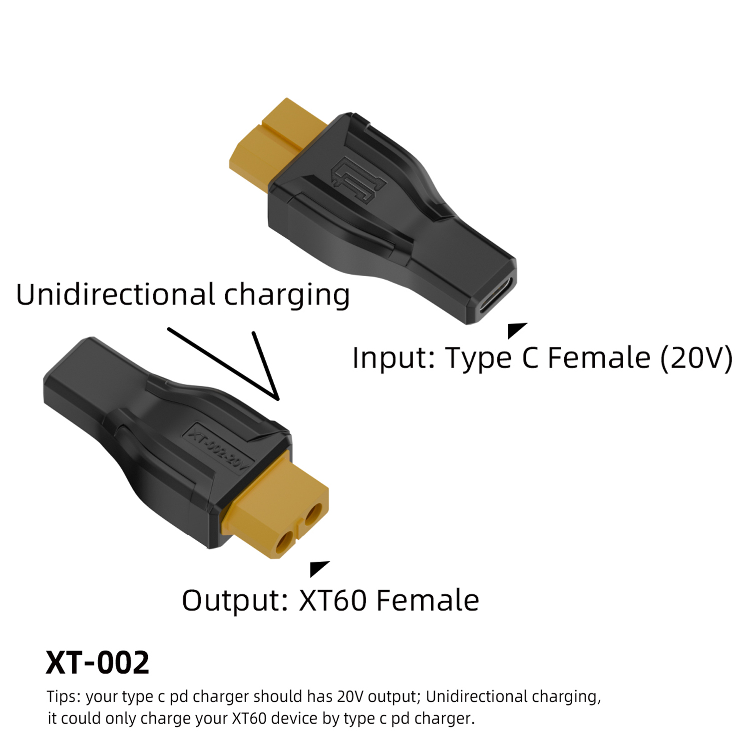Outdoor Power Adapter Usb C - محول USB C إلى XT60 محول