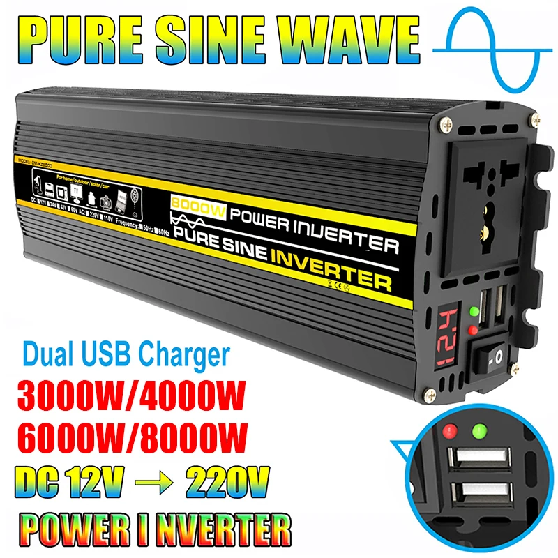 محول طاقة ذكي بتيار متردد نقي  - مراجعة Ac Outdoor Power وسعره
