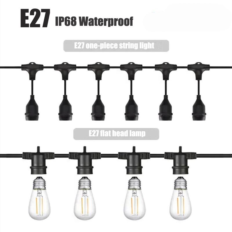 مقاوم للماء LED سلسلة مصباح حا - مراجعة Outdoor Power Strip Weatherproof وسعره
